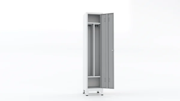 tekli iç bölmeli personel soyunma dolabı